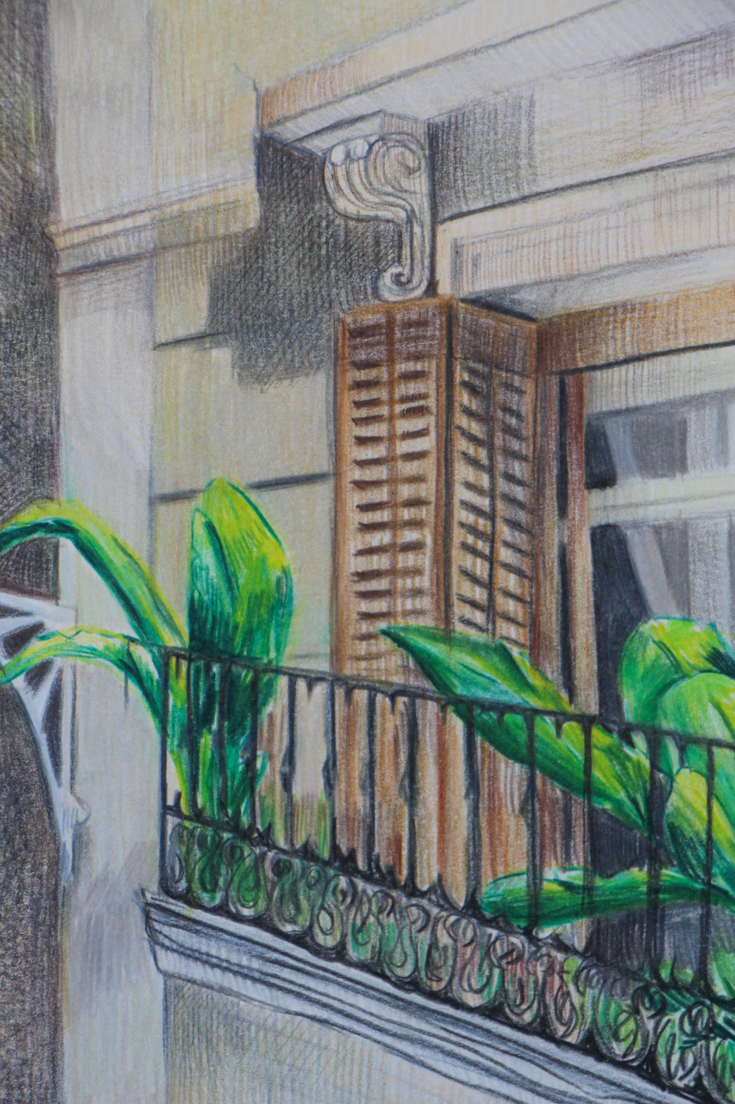 Corner in María del Pi | Original Artwork