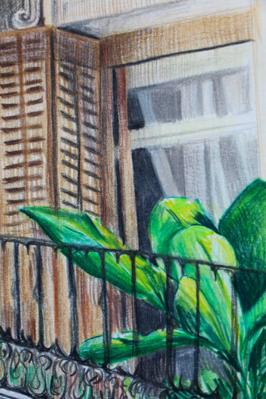 Corner in María del Pi | Original Artwork