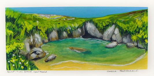 Gulpiyuri Beach, Cantabria | Original Artwork